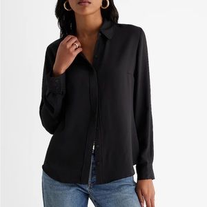 Express Button Down Blouse